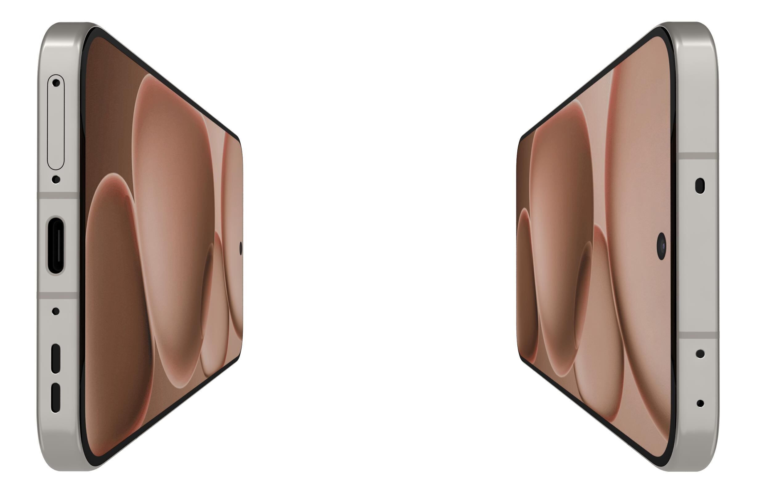 OPPO Find X8s Moonlight White 3D model_8