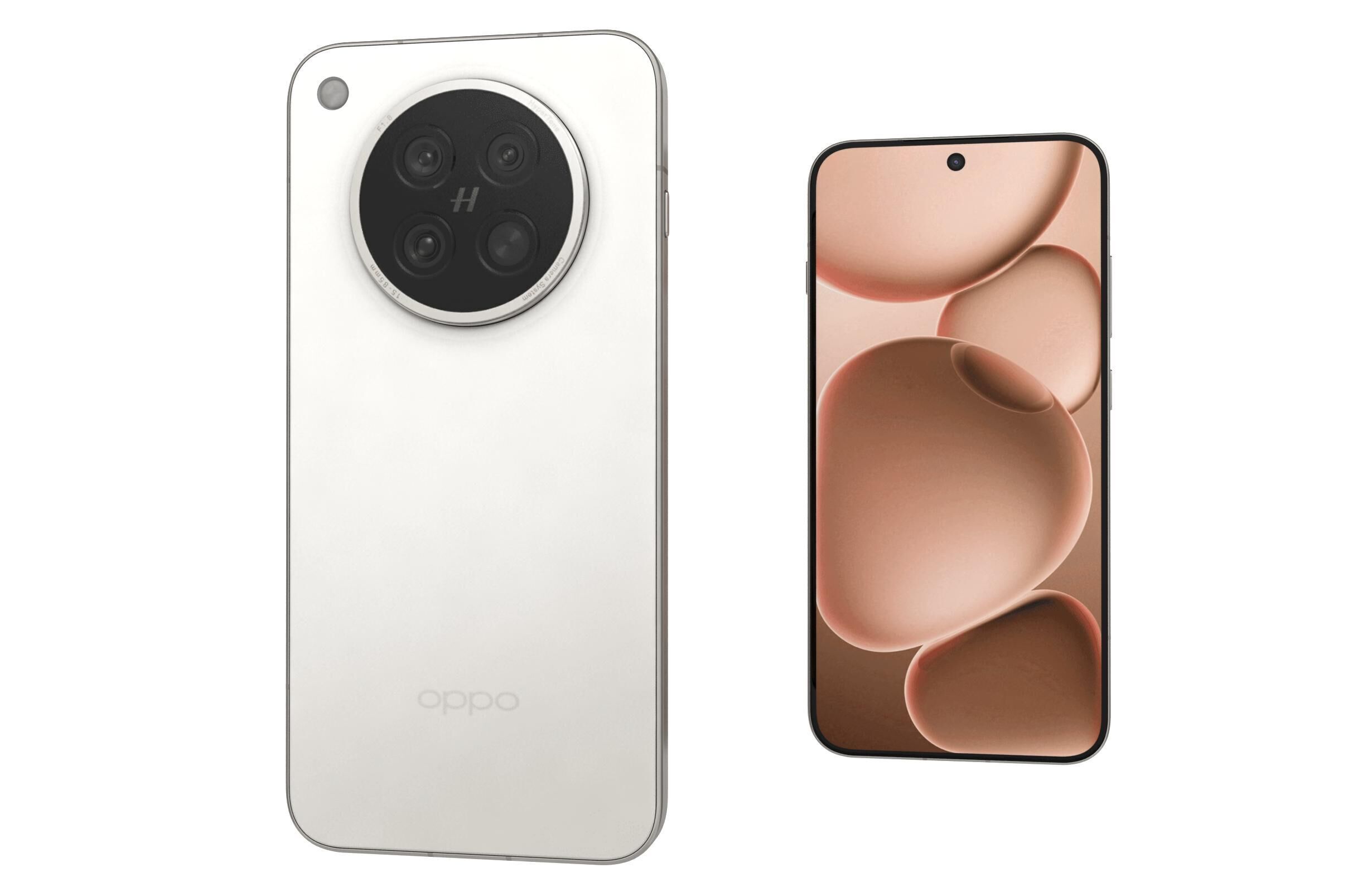 OPPO Find X8s Moonlight White 3D model_7