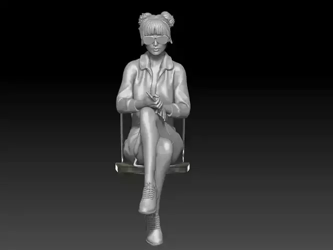 spectator at sports stadium girl 3