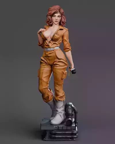 April ONeil 3D print model
