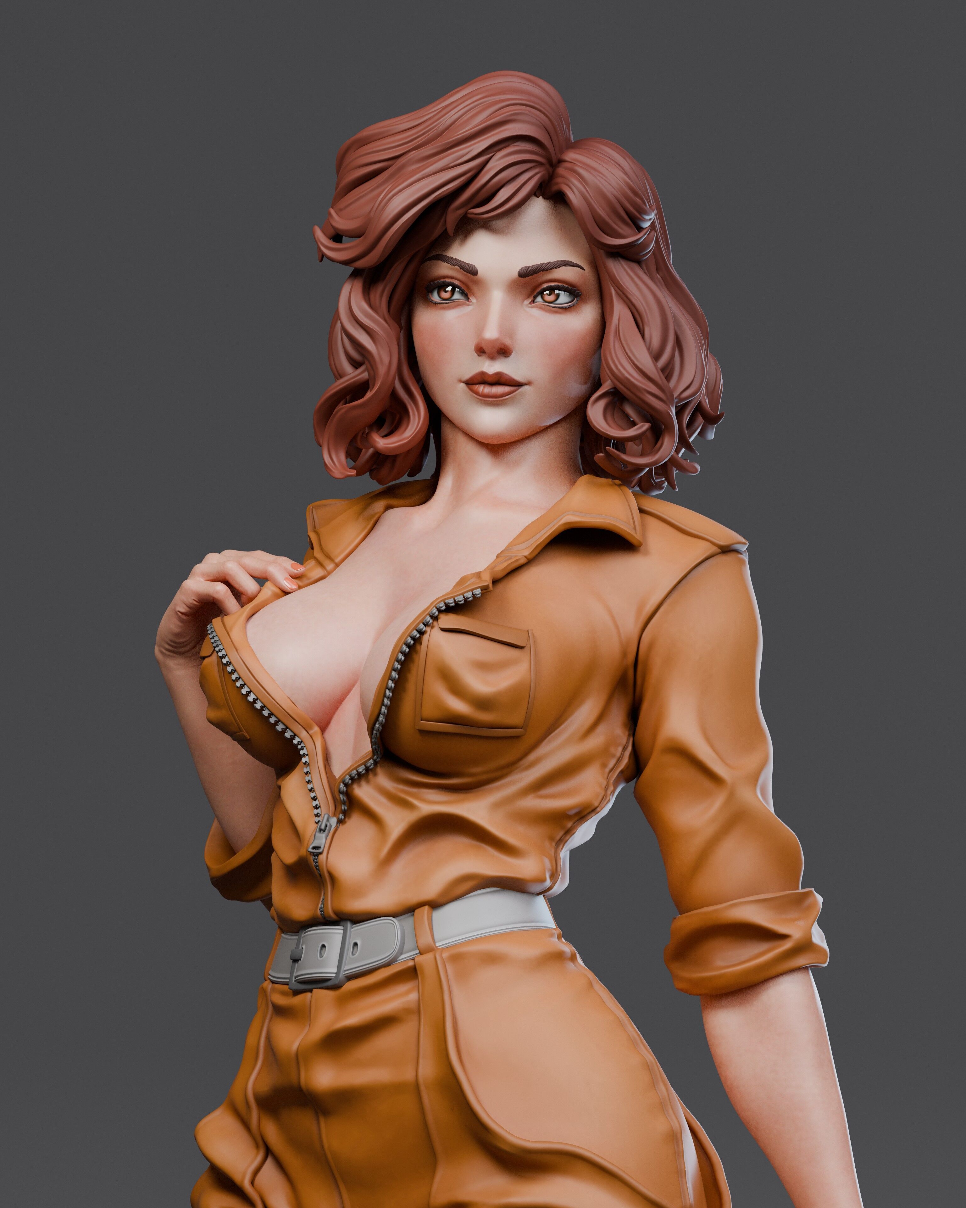 April ONeil 3D print model_5