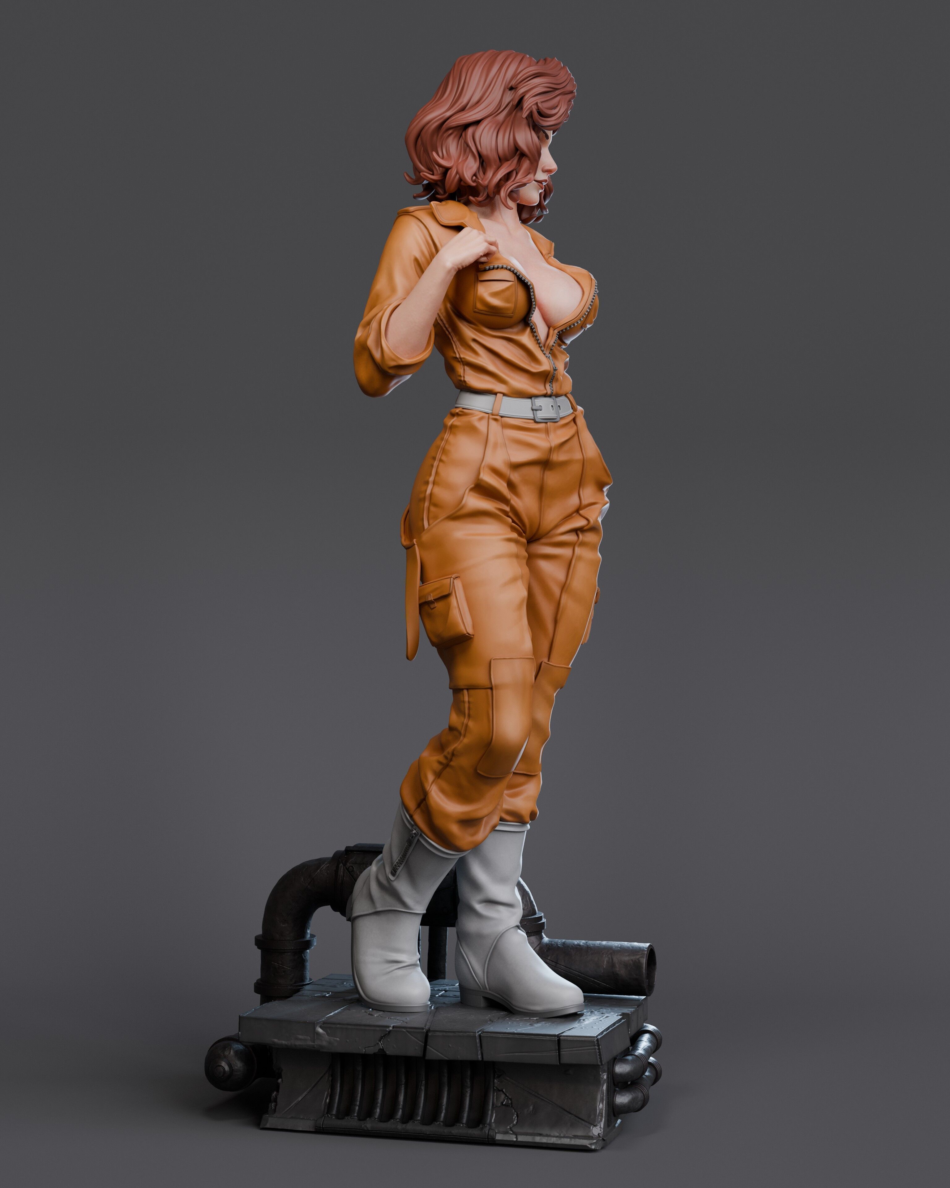 April ONeil 3D print model_1