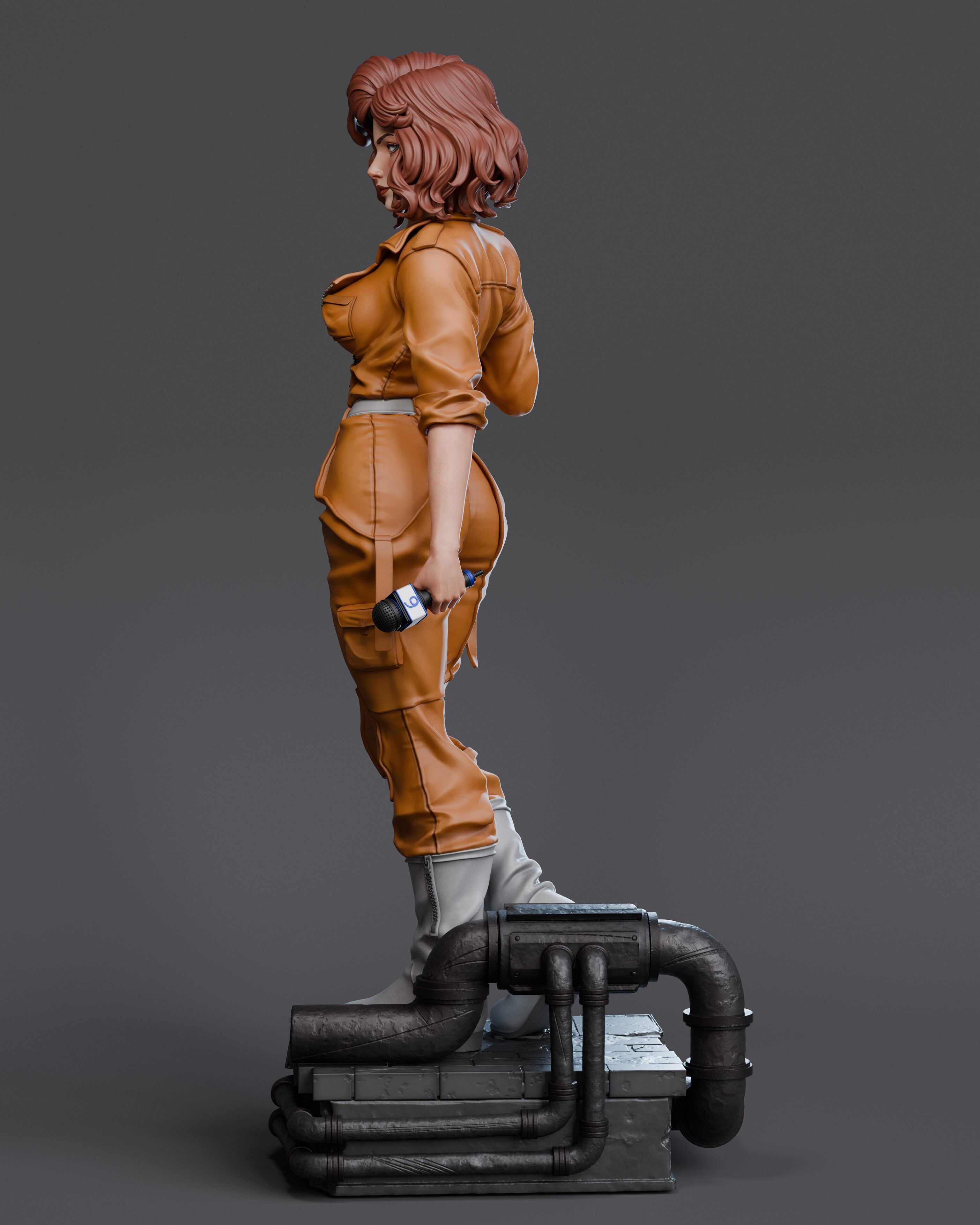 April ONeil 3D print model_2