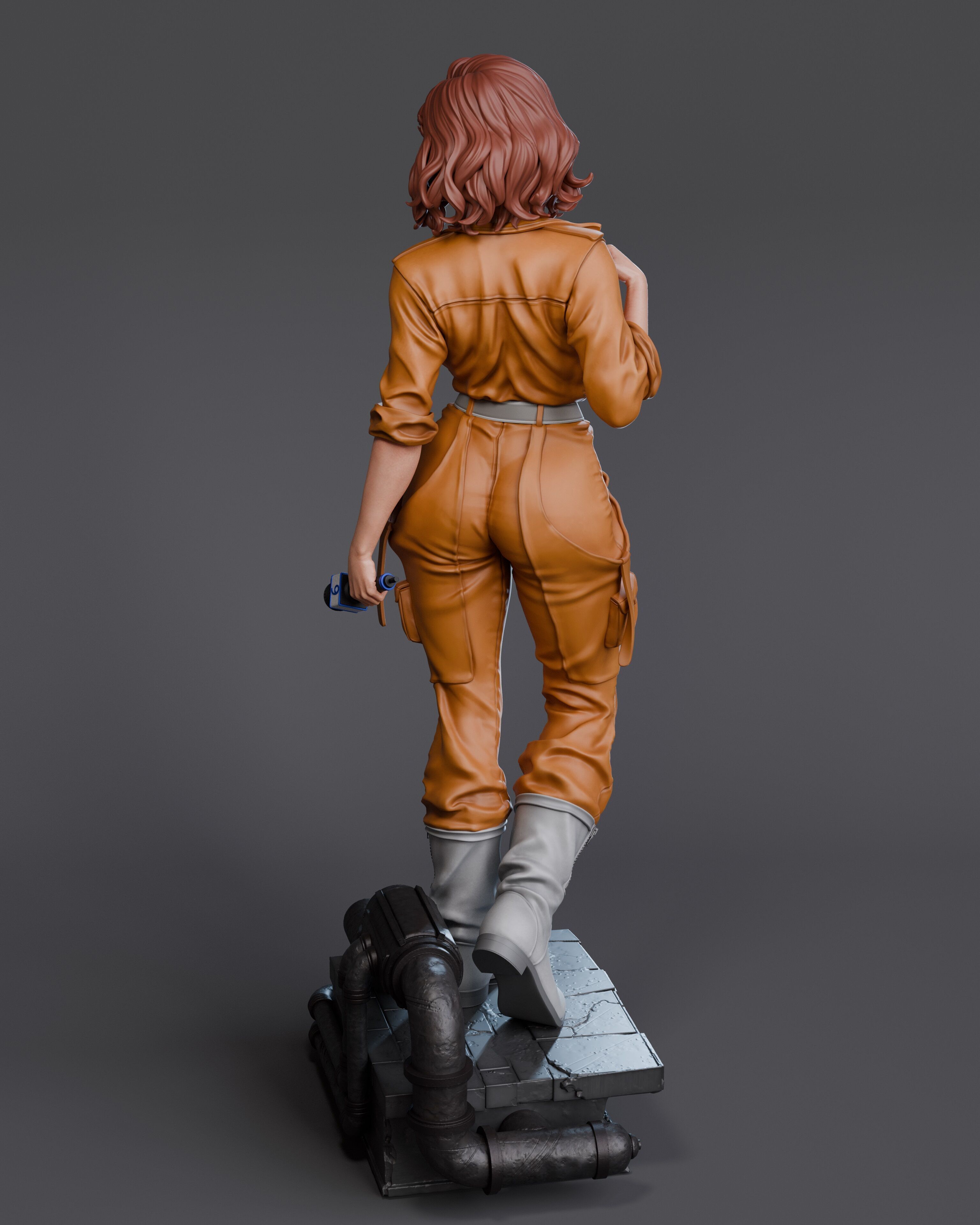 April ONeil 3D print model_3