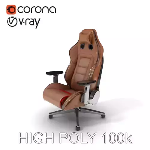 Ergonomic Gaming Chair D Model Pack