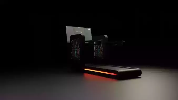 Futuristic Smart Treadmill Concept