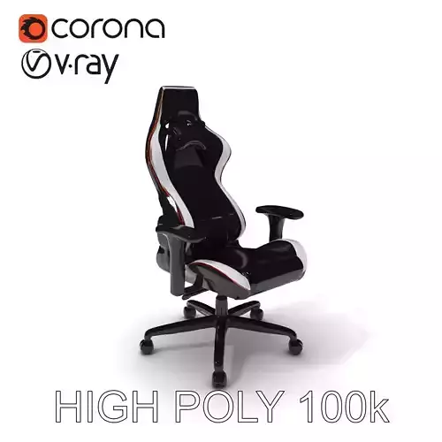 Ergonomic Gaming Chair D Model Pack