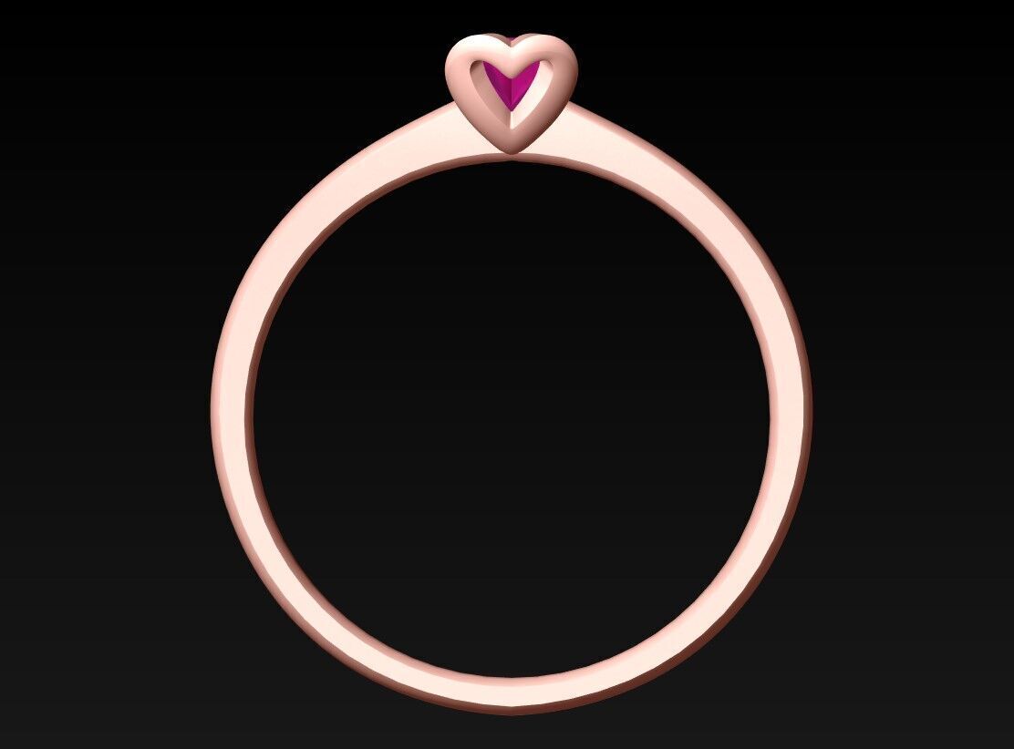 Oval stone ring - Womens  Rings -  N442112 3D print model_5