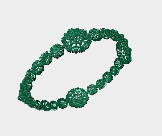 Indian Bracelet 3D print model_2