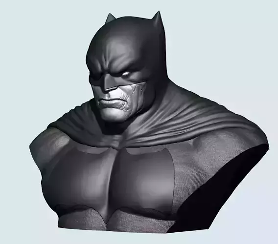 Batman bust for printing