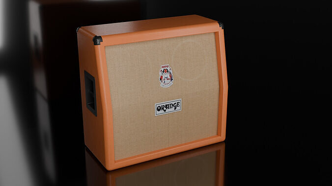4x12 Guitar Cab - Orange PPC412 Slope 3D model