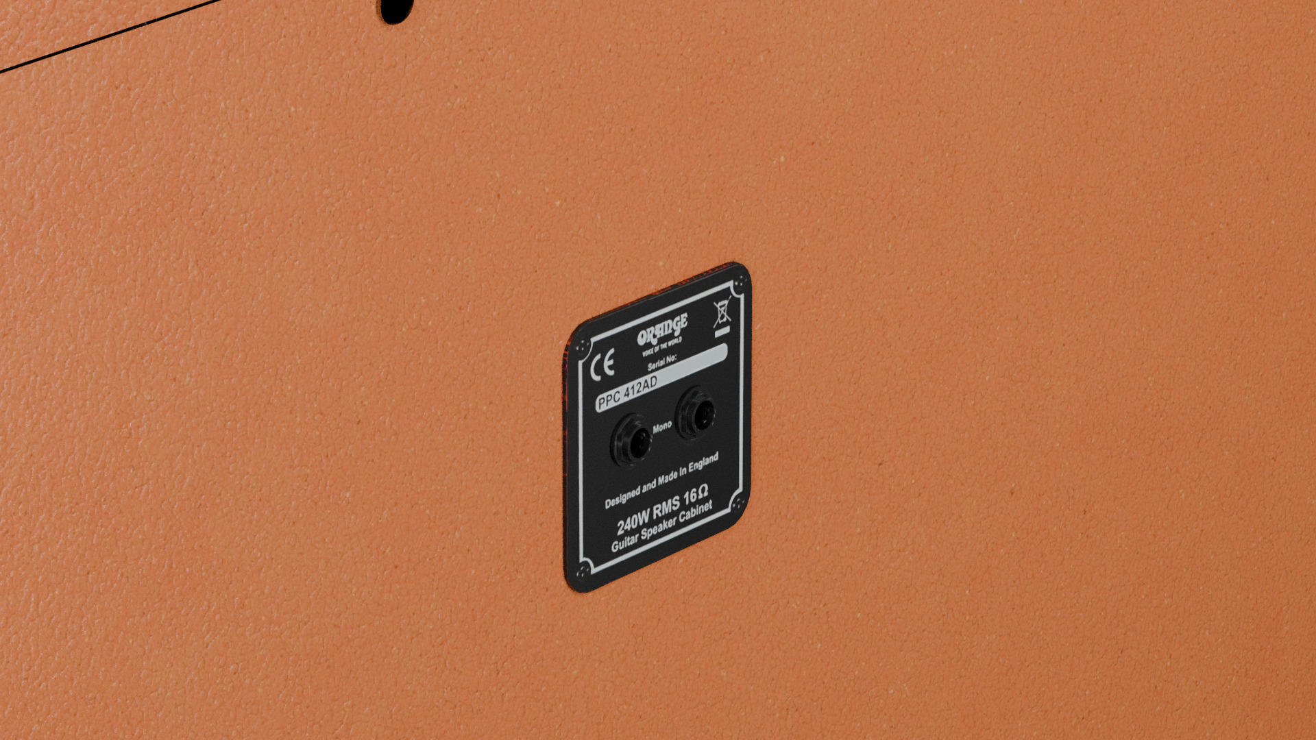 4x12 Guitar Cab - Orange PPC412 Slope 3D model_4