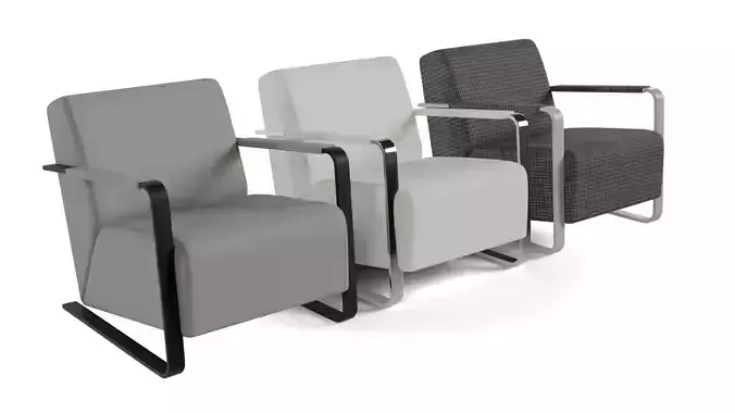 Vogue Armchair 3D model