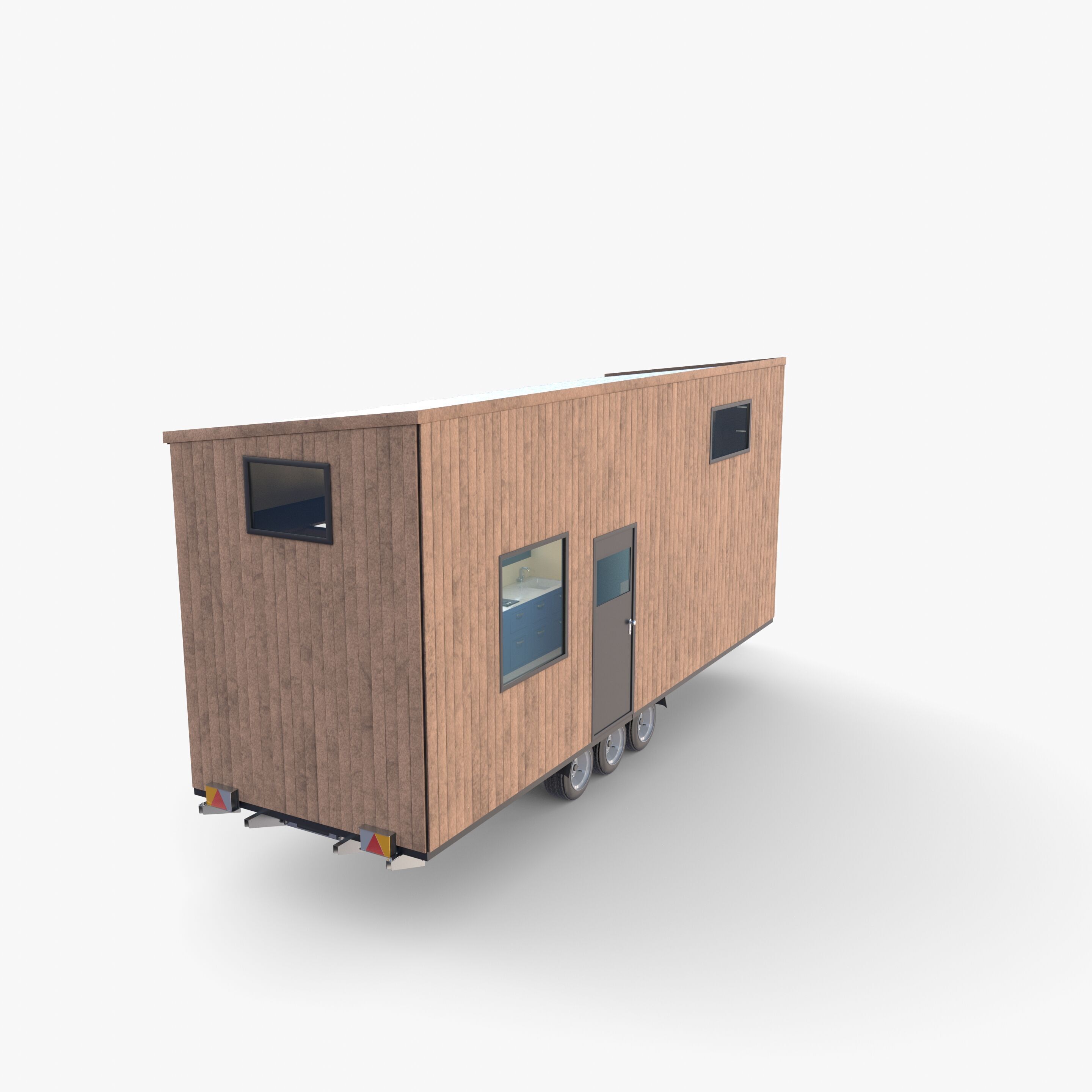 Mobile house trailer V1 3D model_8