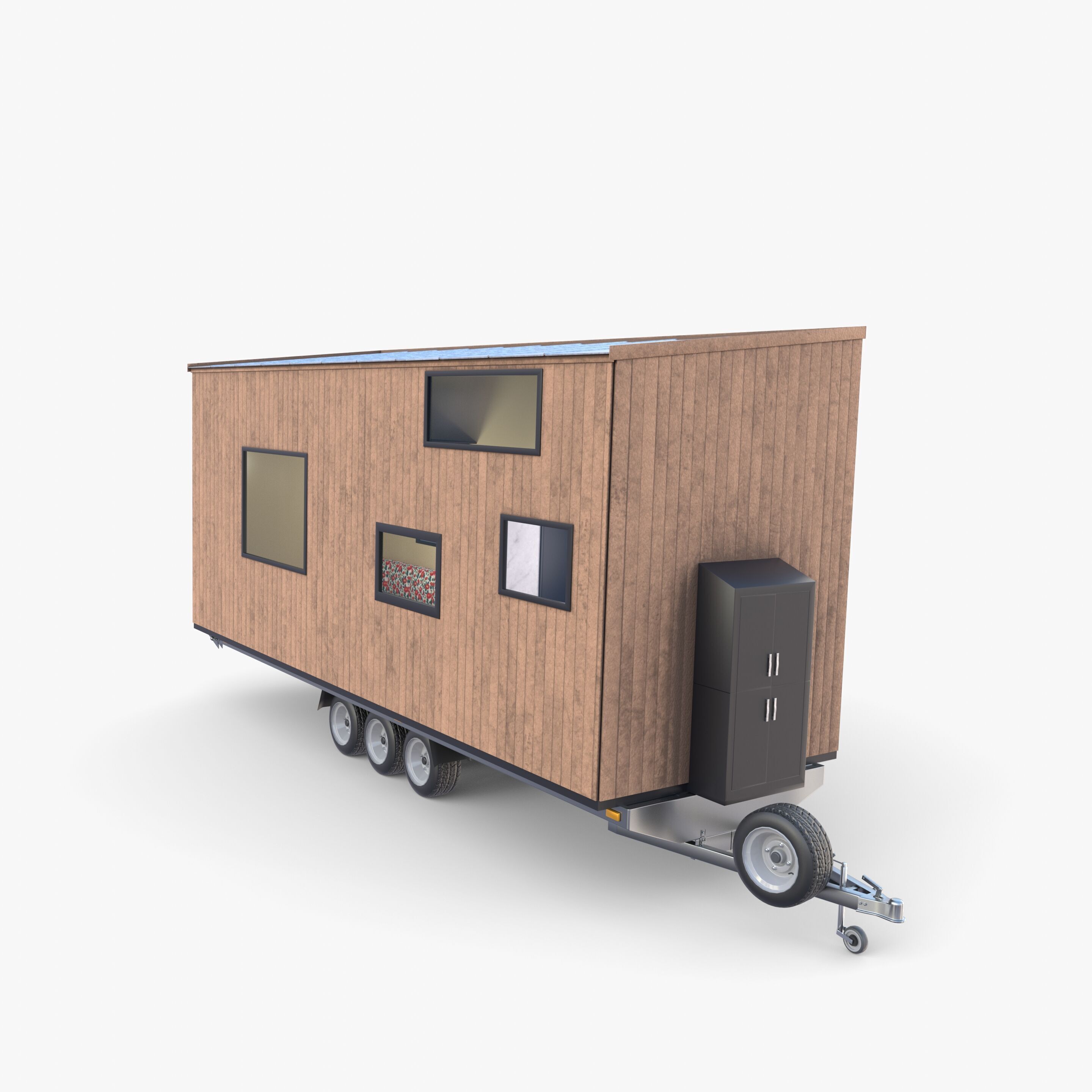 Mobile house trailer V1 3D model_9