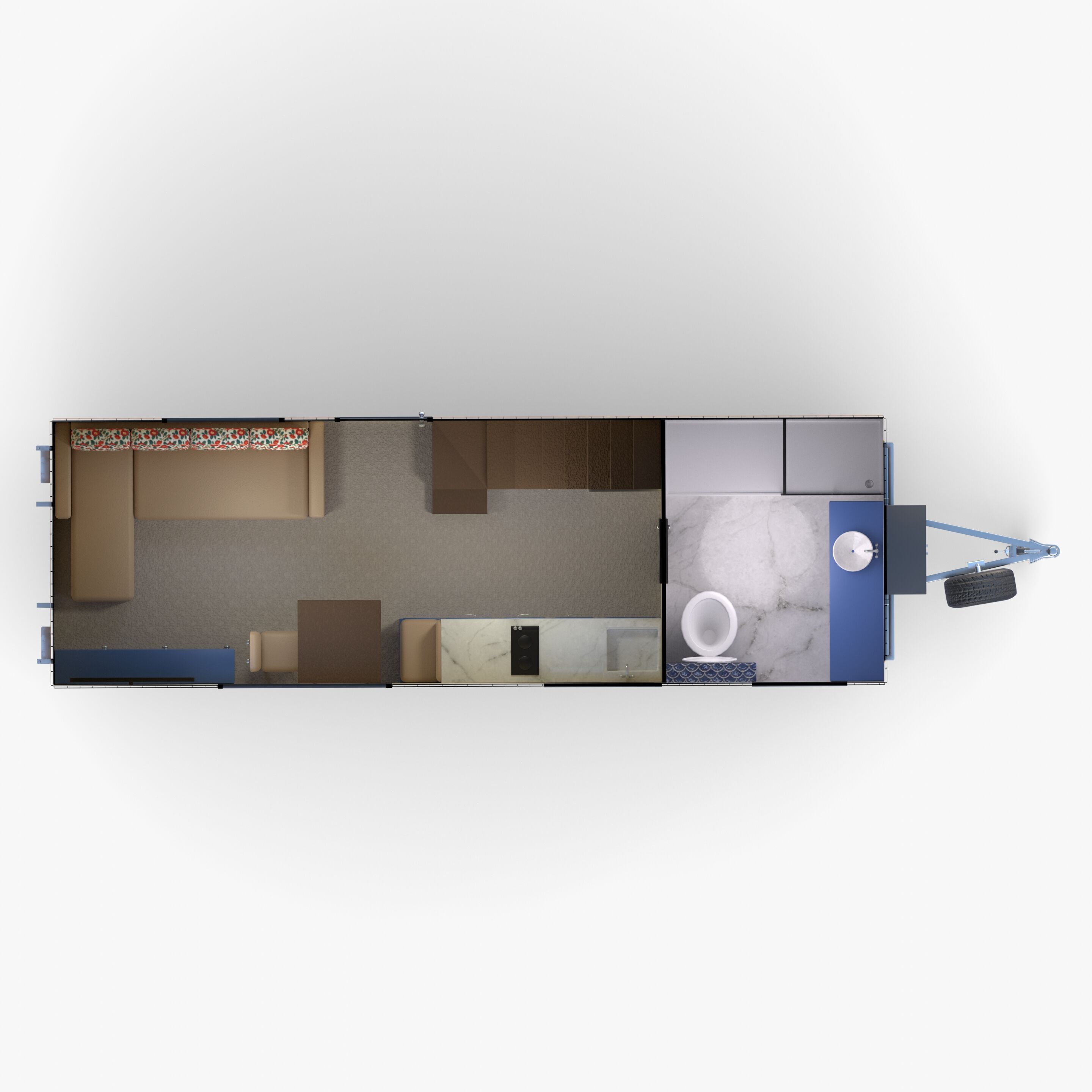 Mobile house trailer V1 3D model_10
