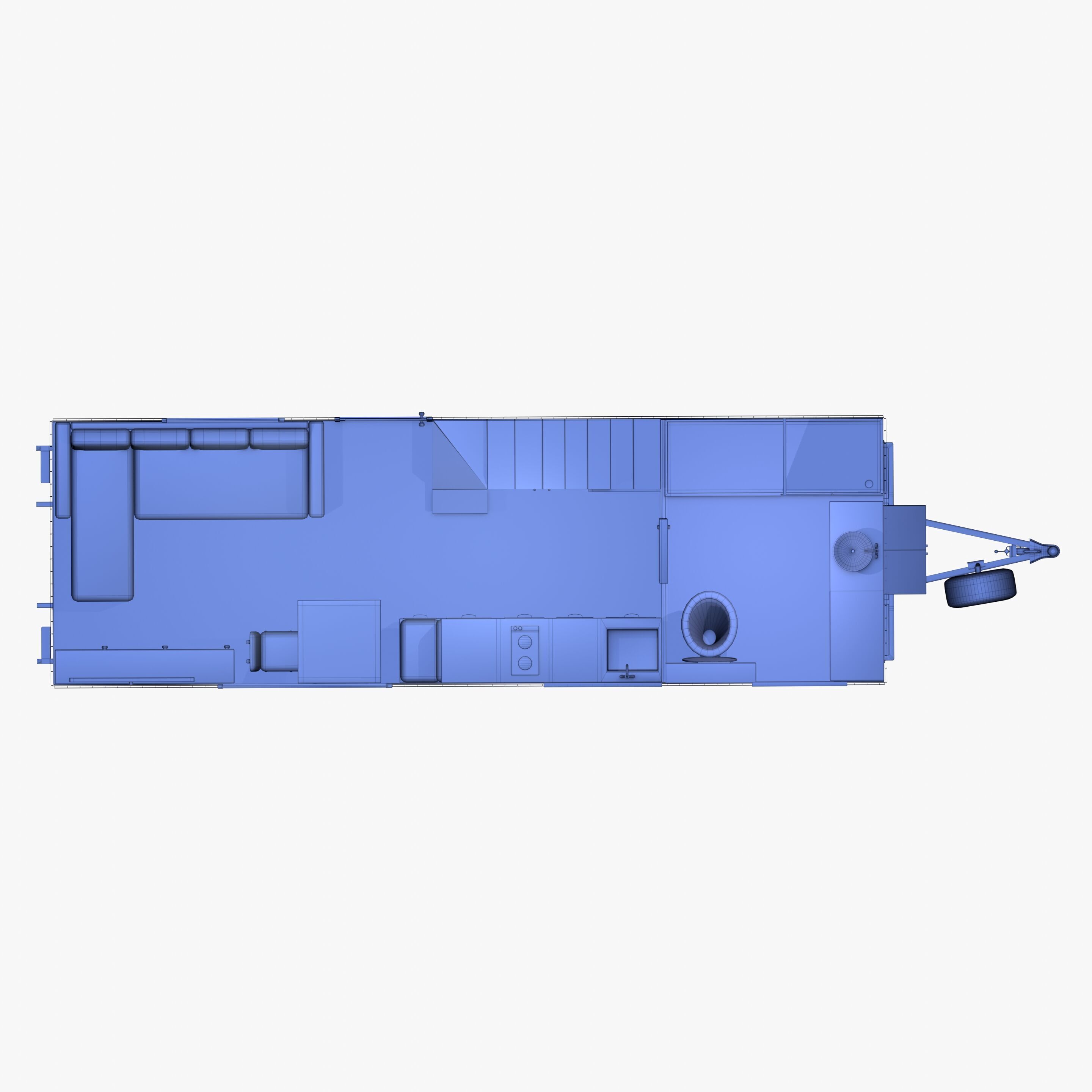 Mobile house trailer V1 3D model_21