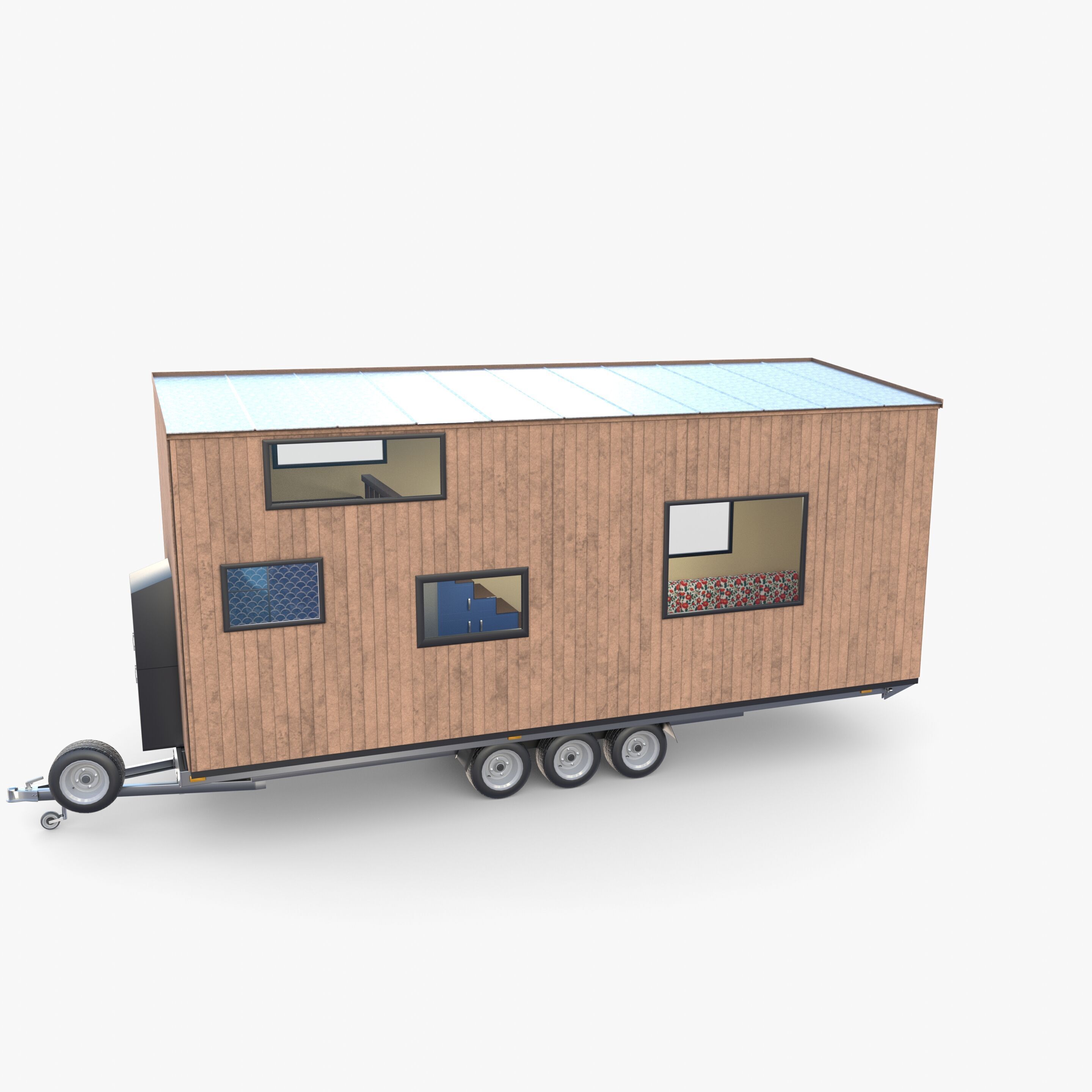 Mobile house trailer V1 3D model_6