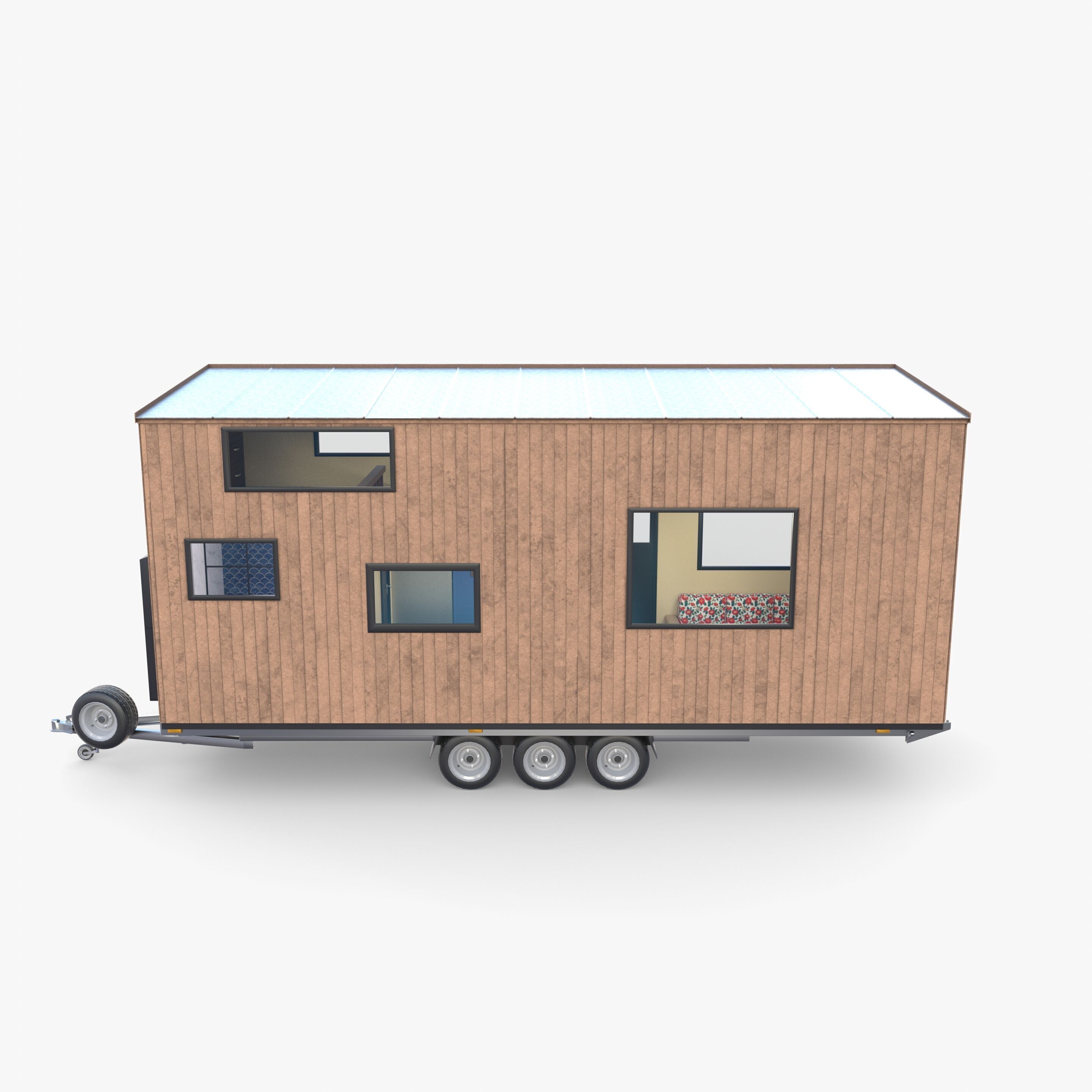Mobile house trailer V1 3D model_7