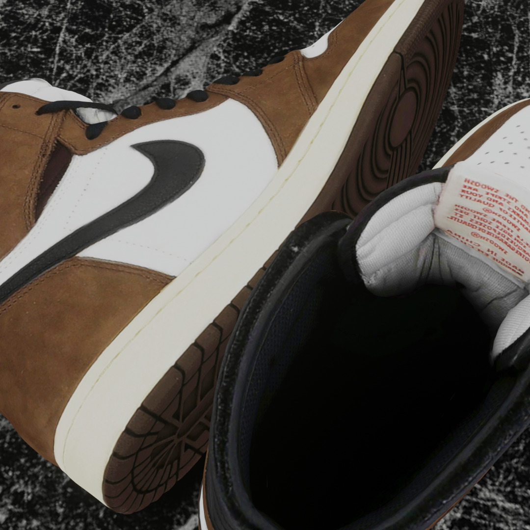 TRAVIS SCOTT X NIKE AIR JORDAN 1 HIGH 3D SHOES Low-poly 3D model_8