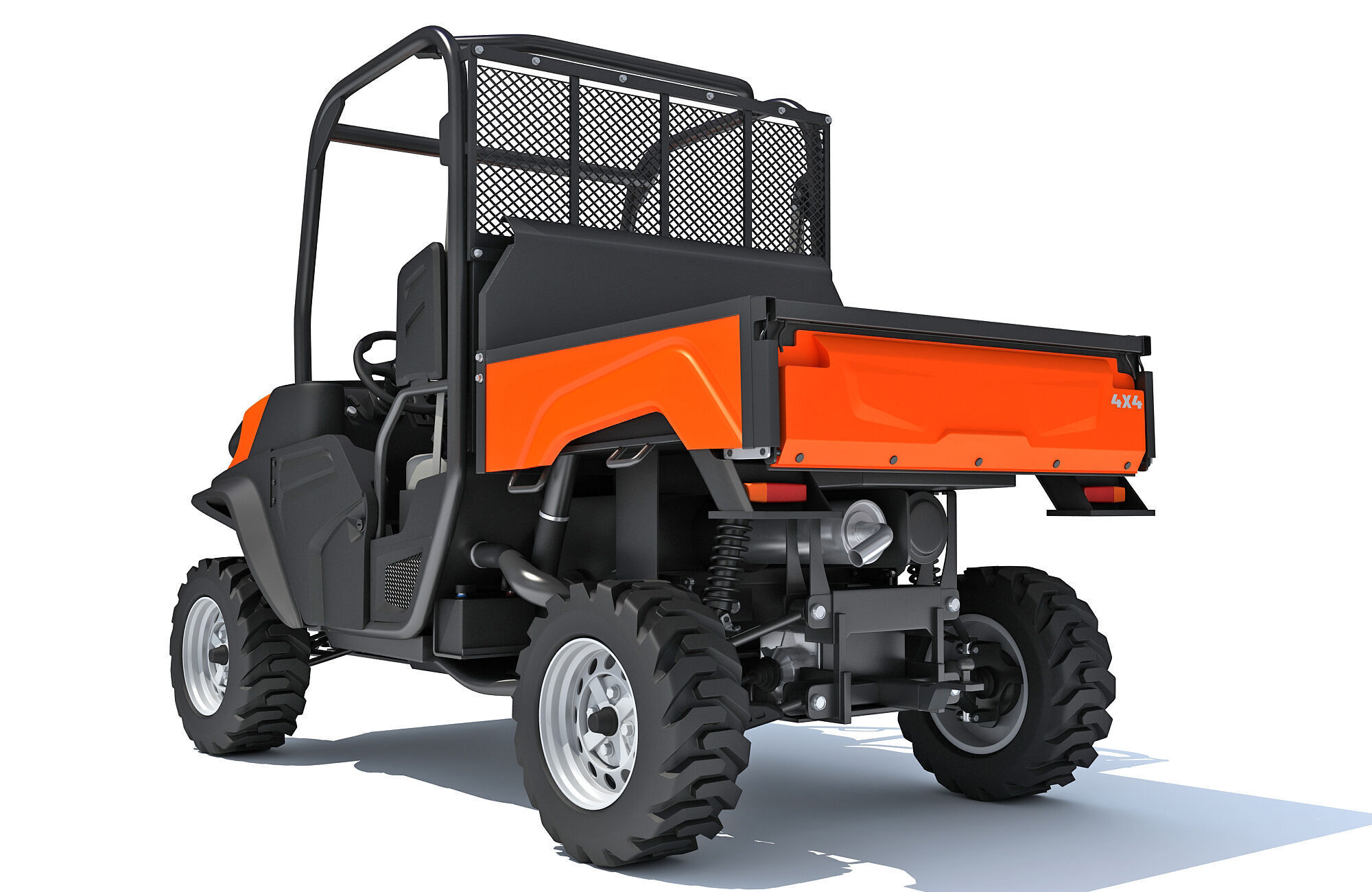 UTV Utility Vehicle 3D model_4