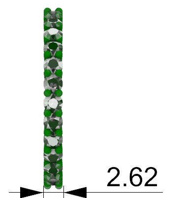 Prong Set Eternity Wedding Band 3D print model_19