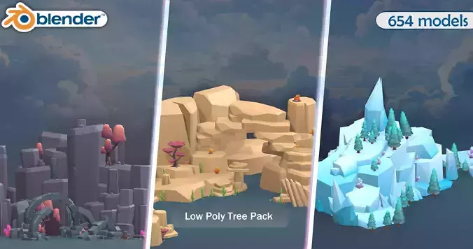 Low Poly Tree Pack