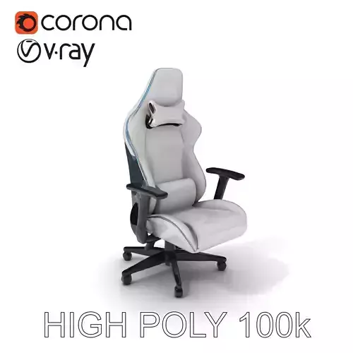 Ergonomic Gaming Chair D Model Pack
