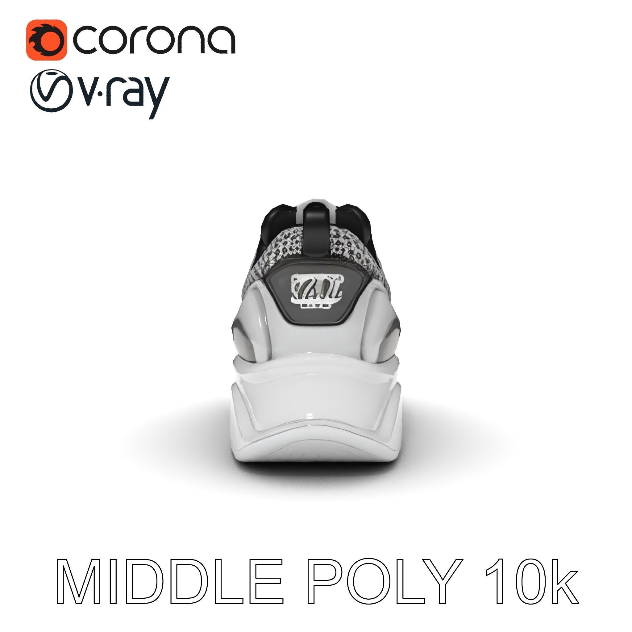 Sneaker D Model Pack with HighQuality Textures Low-poly 3D model_24