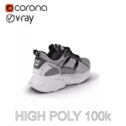 Sneaker D Model Pack with HighQuality Textures