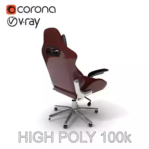 Ergonomic Gaming Chair D Model Pack