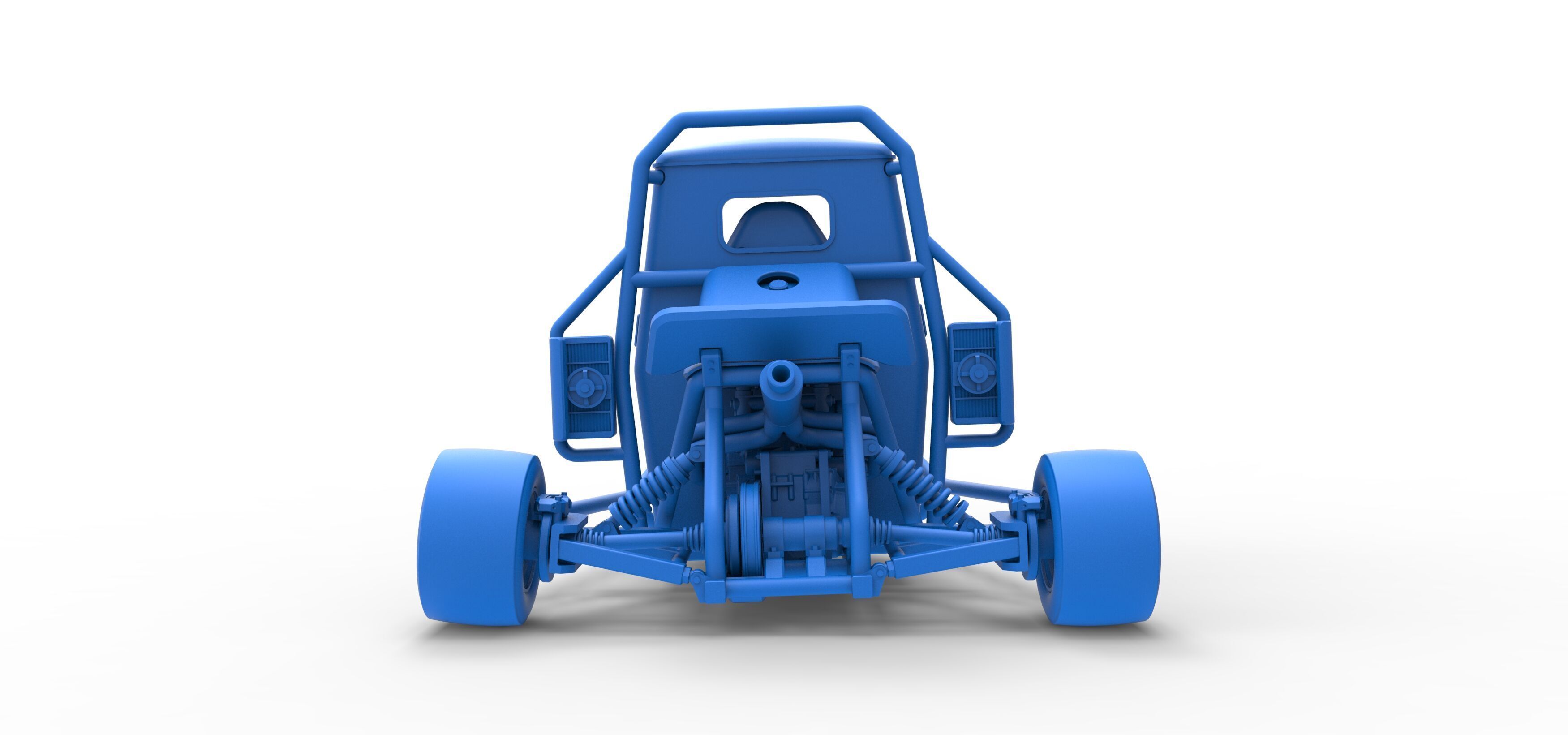 Ape car proto while turning Scale 1 to 25 3D print model_30