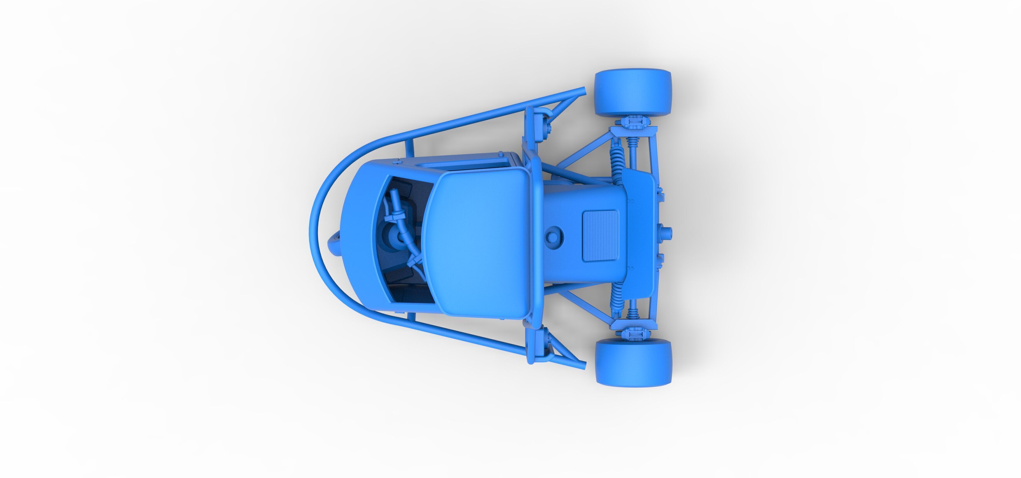 Ape car proto while turning Scale 1 to 25 3D print model_26