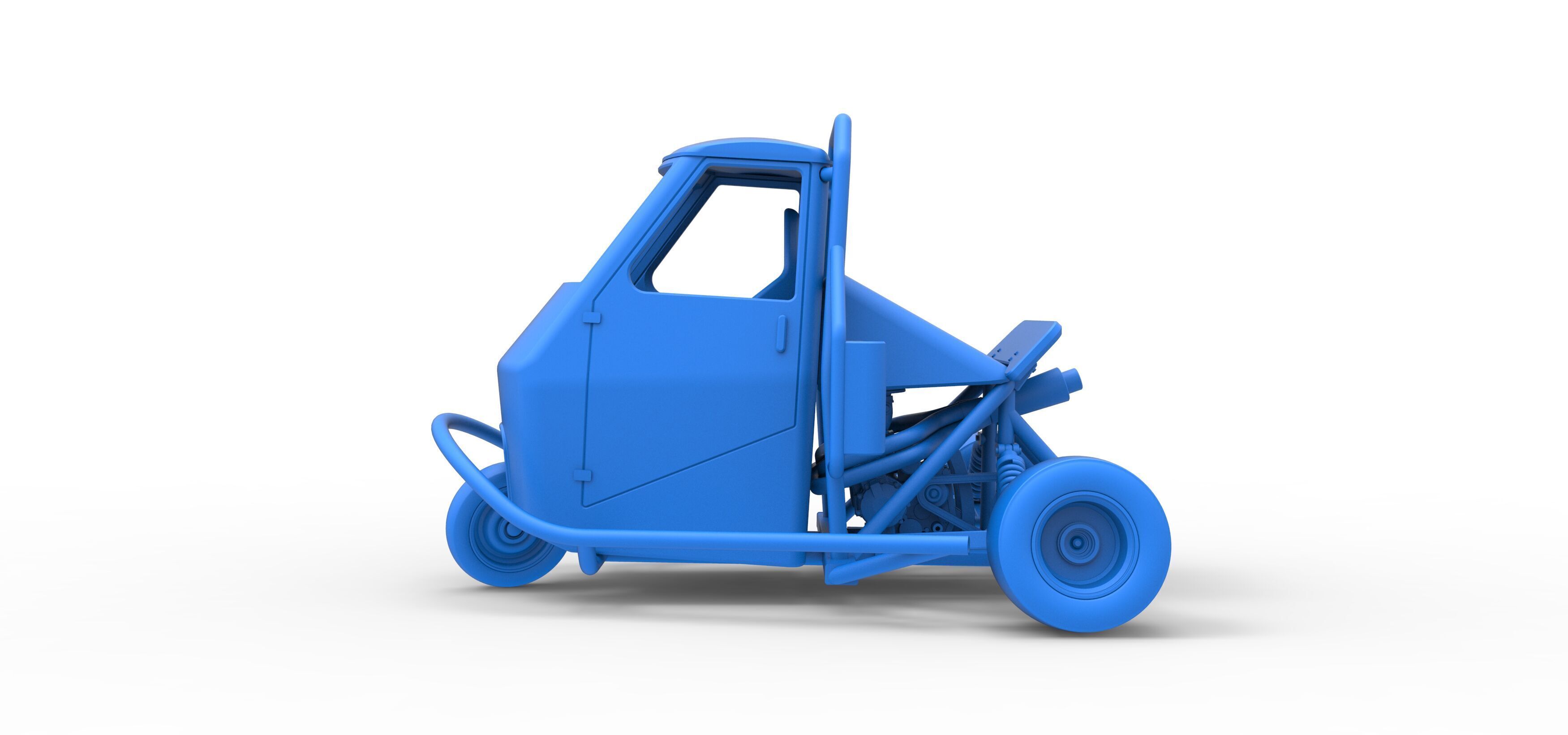 Ape car proto while turning Scale 1 to 25 3D print model_24