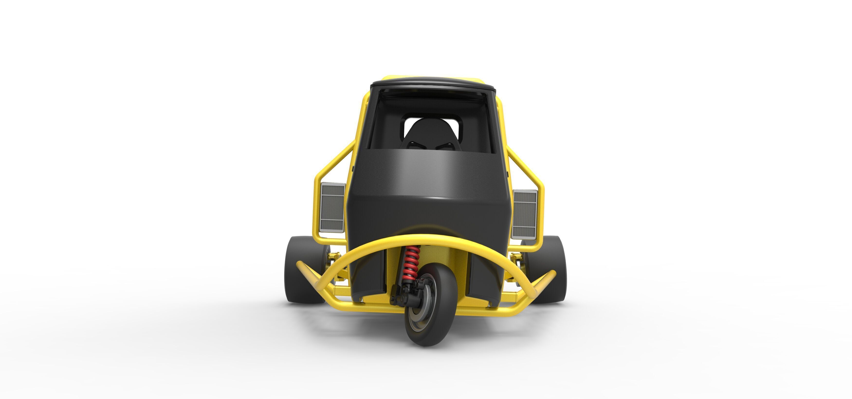 Ape car proto while turning Scale 1 to 25 3D print model_6