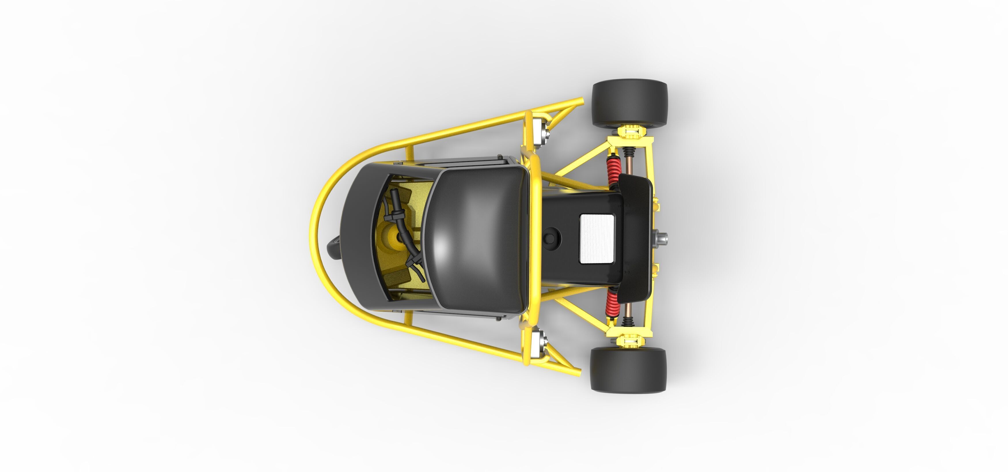 Ape car proto while turning Scale 1 to 25 3D print model_9