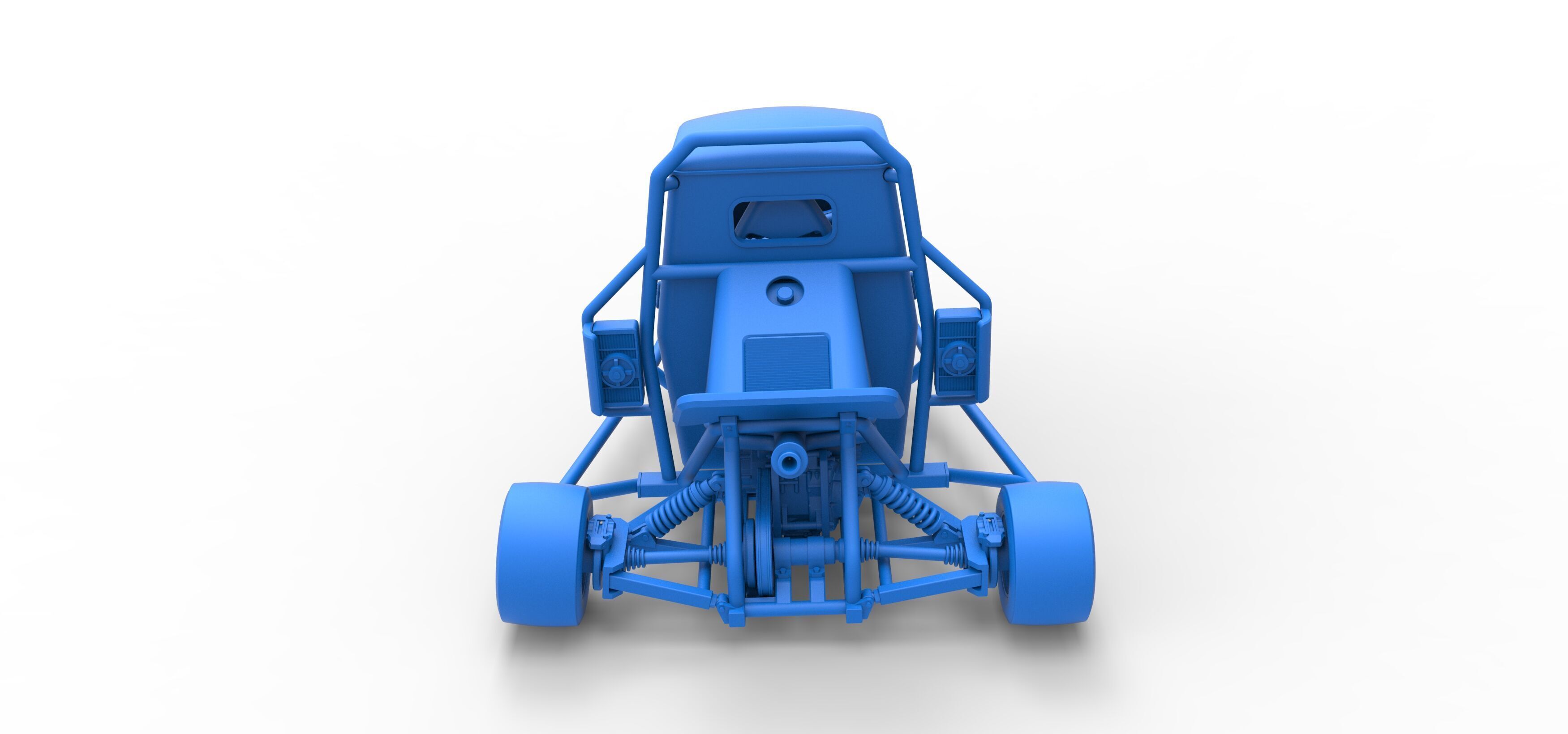 Ape car proto while turning Scale 1 to 25 3D print model_31