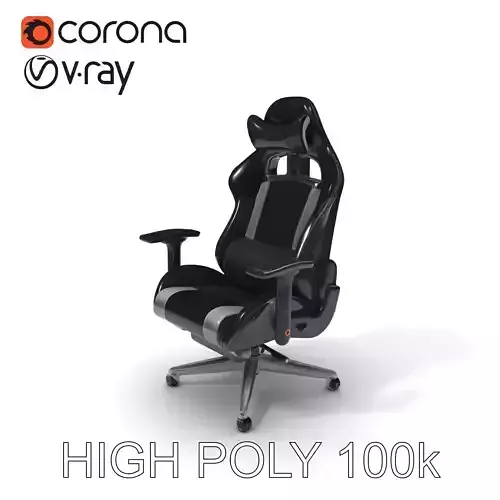 Ergonomic Gaming Chair D Model Pack