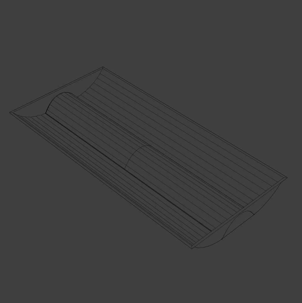 Modular Office Ceiling Pack Low-poly 3D model_6