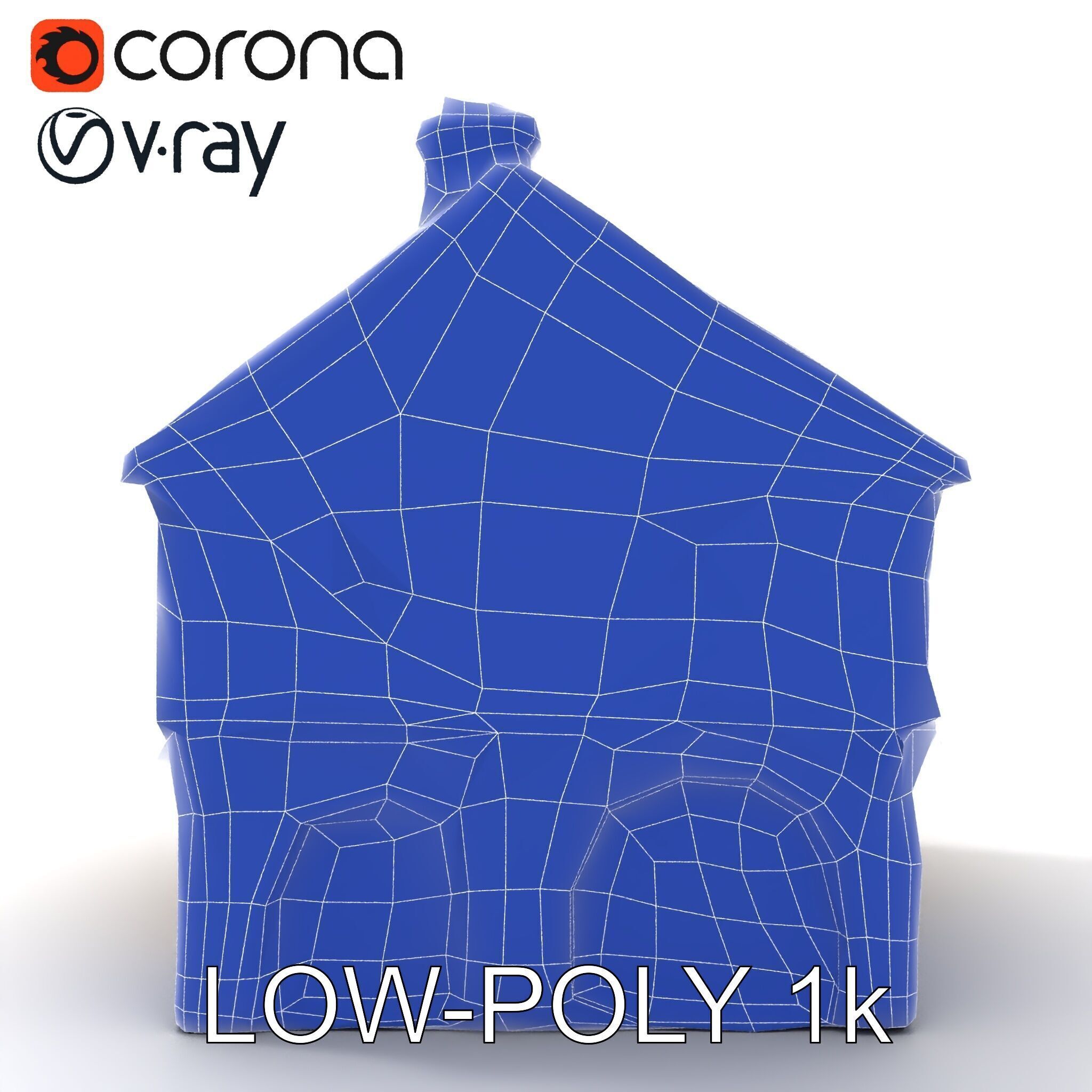 Medieval HalfTimbered House Model Pack Low-poly 3D model_16