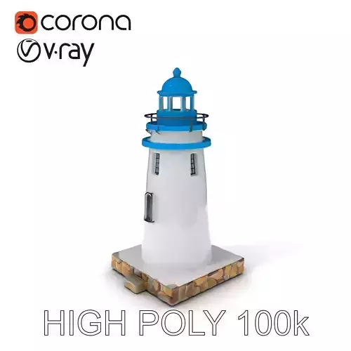 Stylized Lighthouse Model Pack with PBR Textures