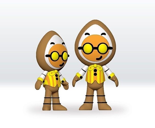 Eggson STL file 3D Model Dandy world 3D Model Character  3D print model
