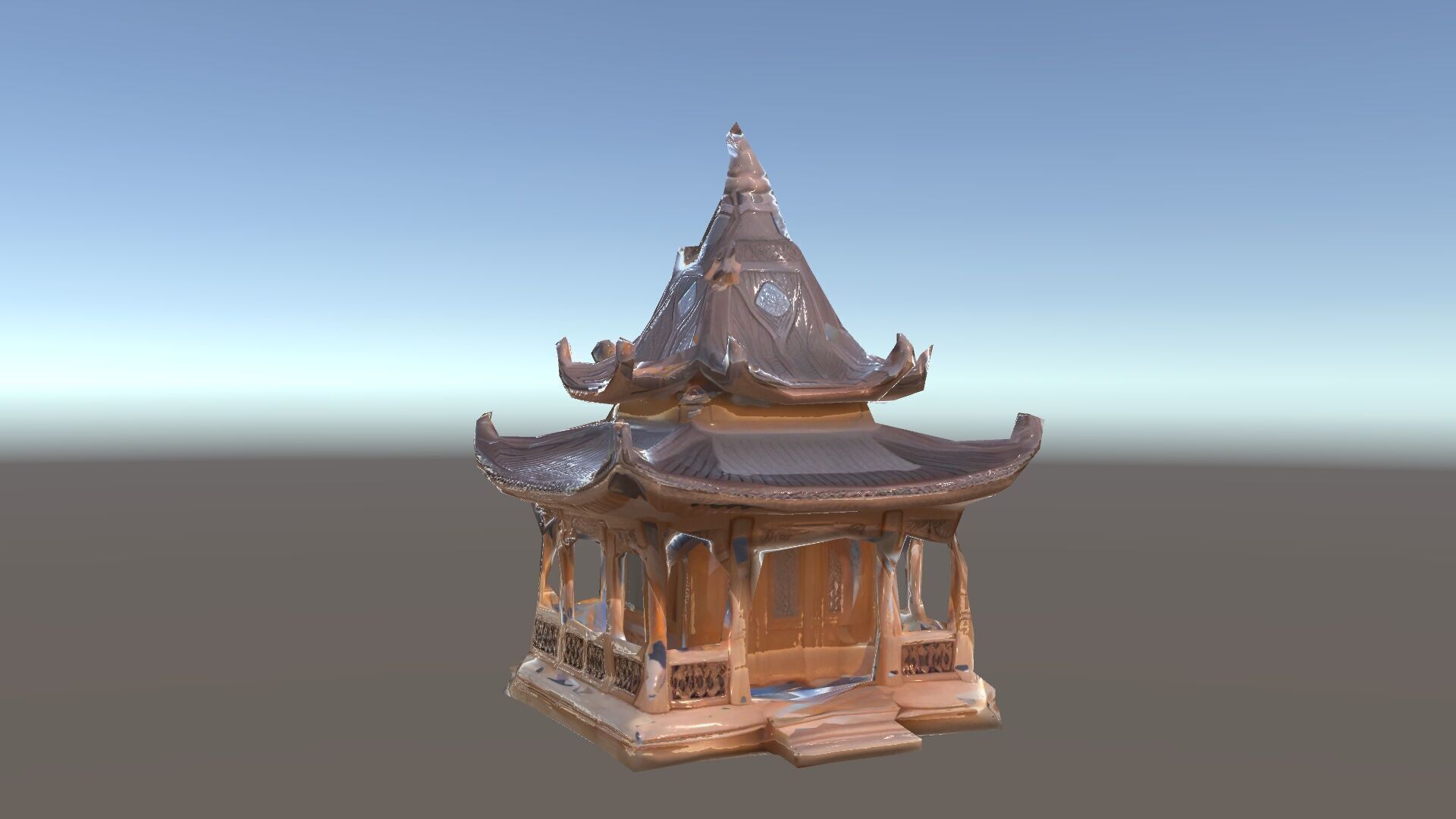 Traditional Pagoda Model Pack for Architectural Visualization Low-poly 3D model_30