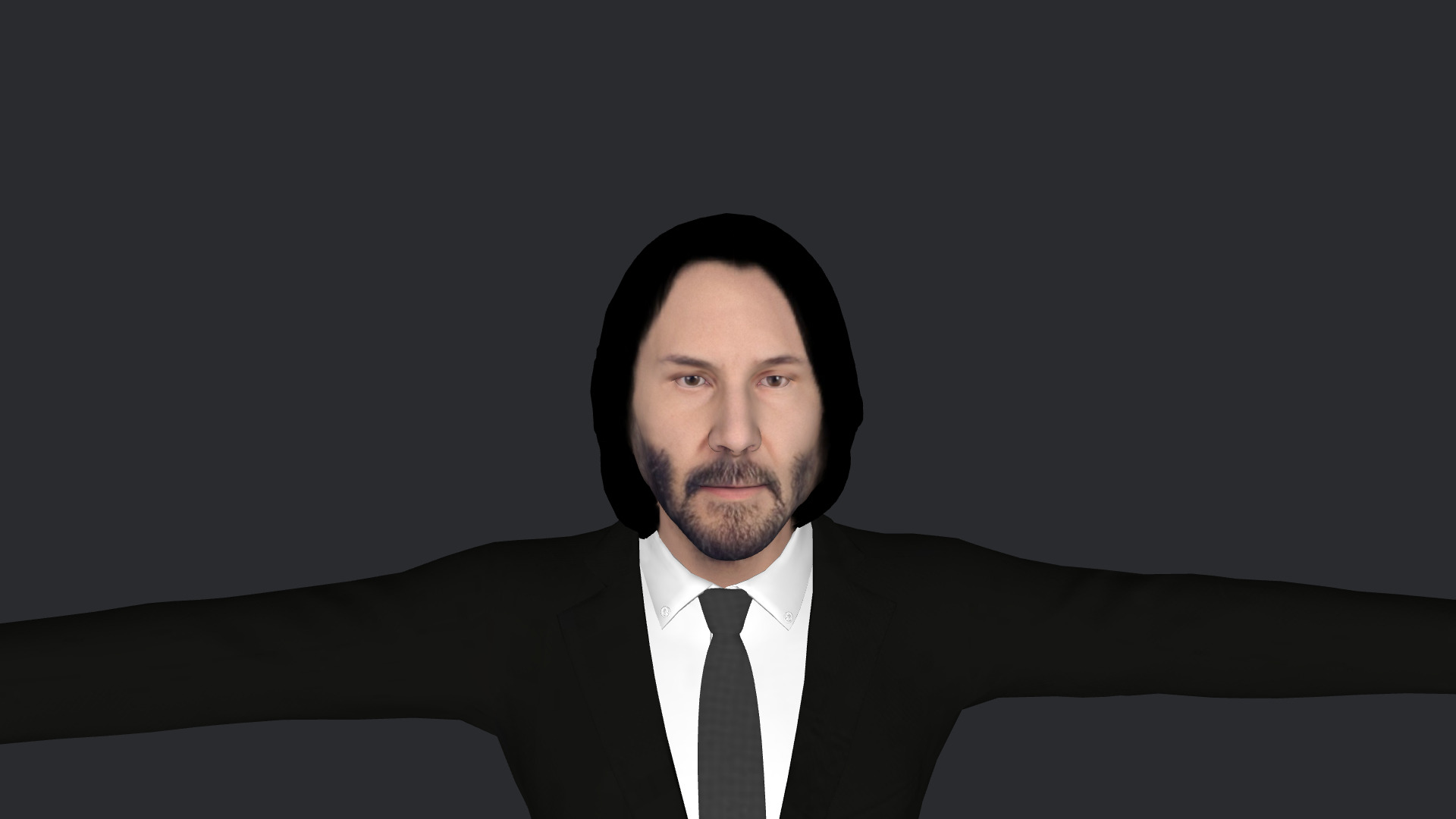 Keanu Reeves Hyper Realistic Full Body Rigged 3D Character 3D model ...