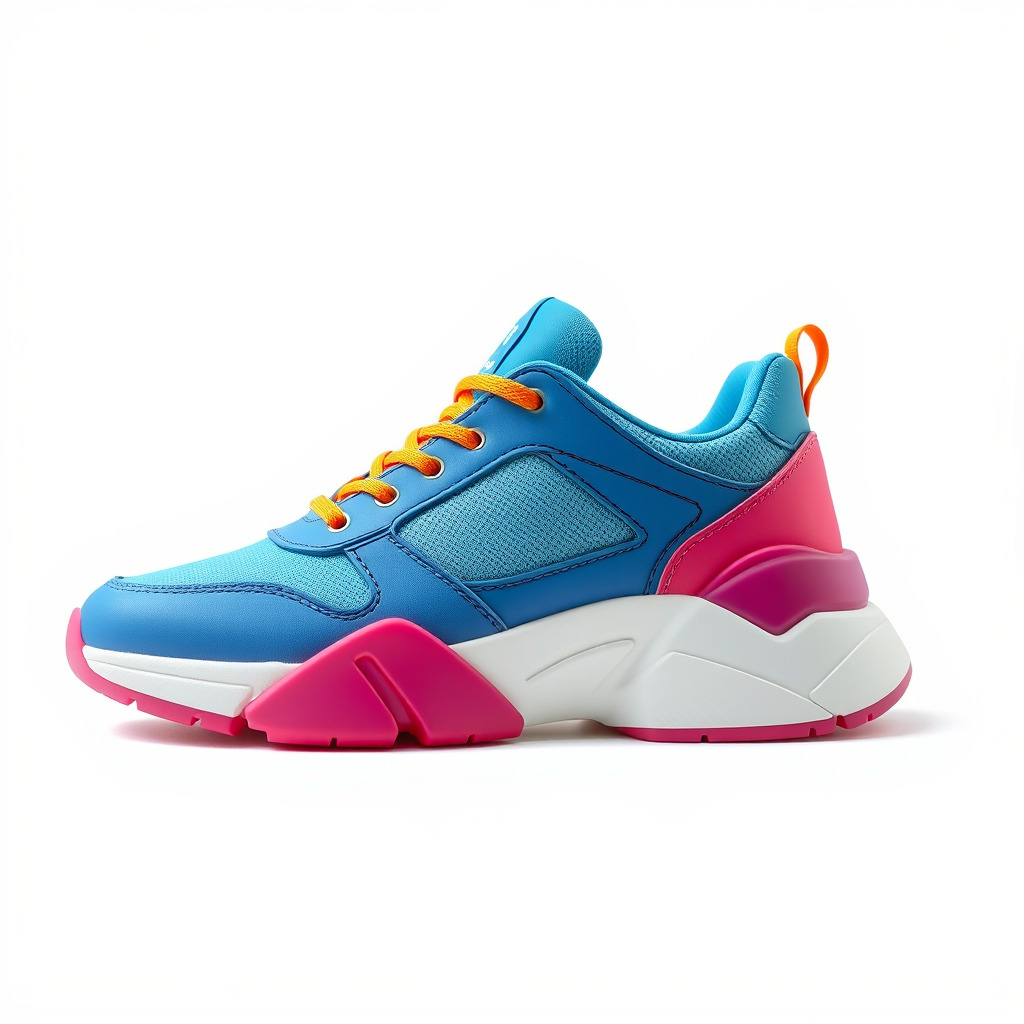 Colorful Sneaker Model Pack Low-poly 3D model_4