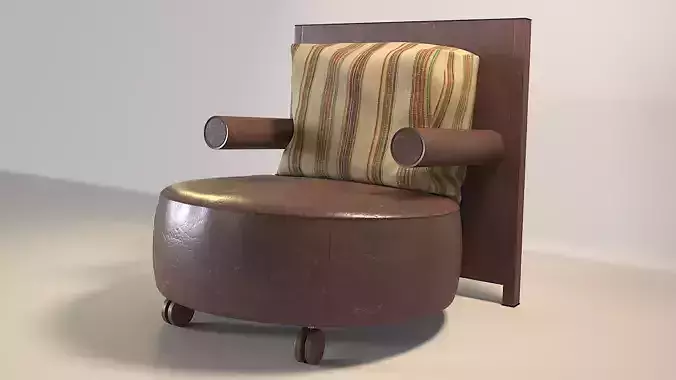 Modern Leather Armchair