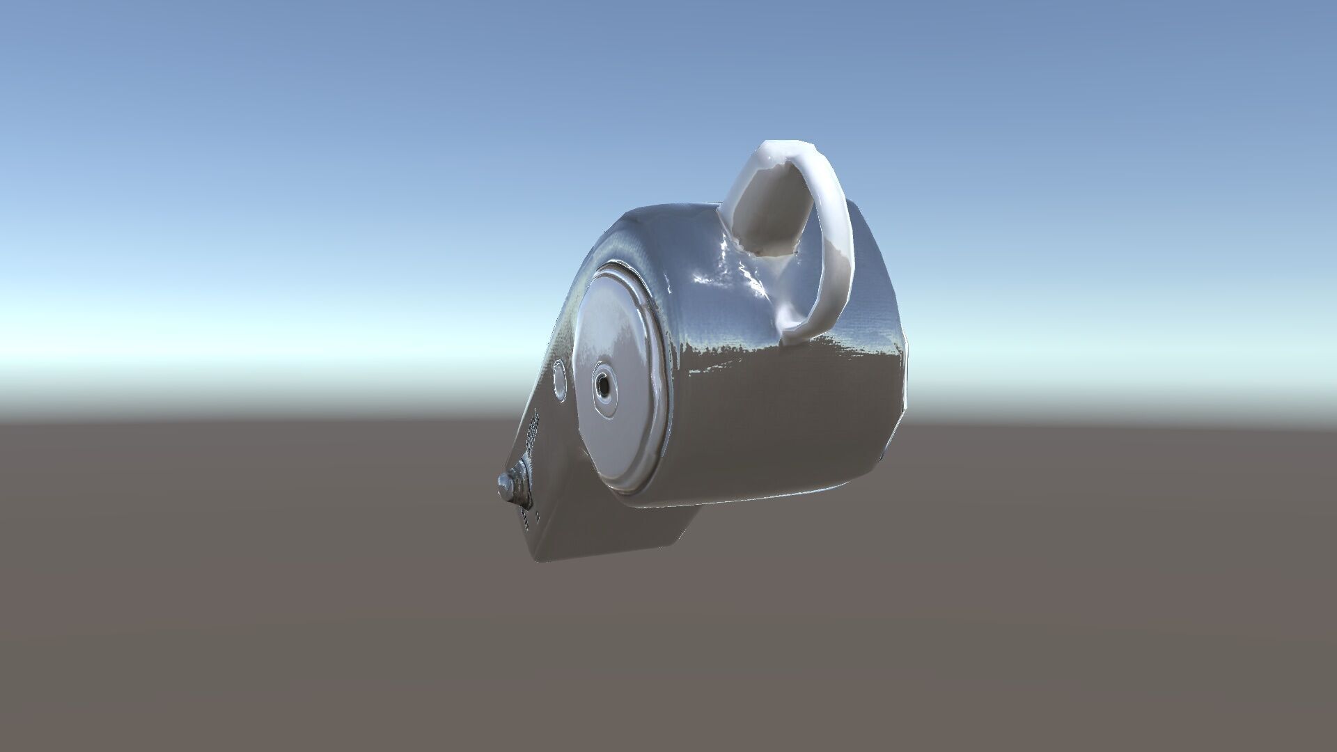Metallic Whistle D Model Pack Low-poly 3D model_12