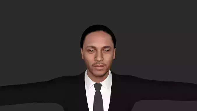Kendrick Lamar Hyper Realistic Full Body  Rigged 3D Character
