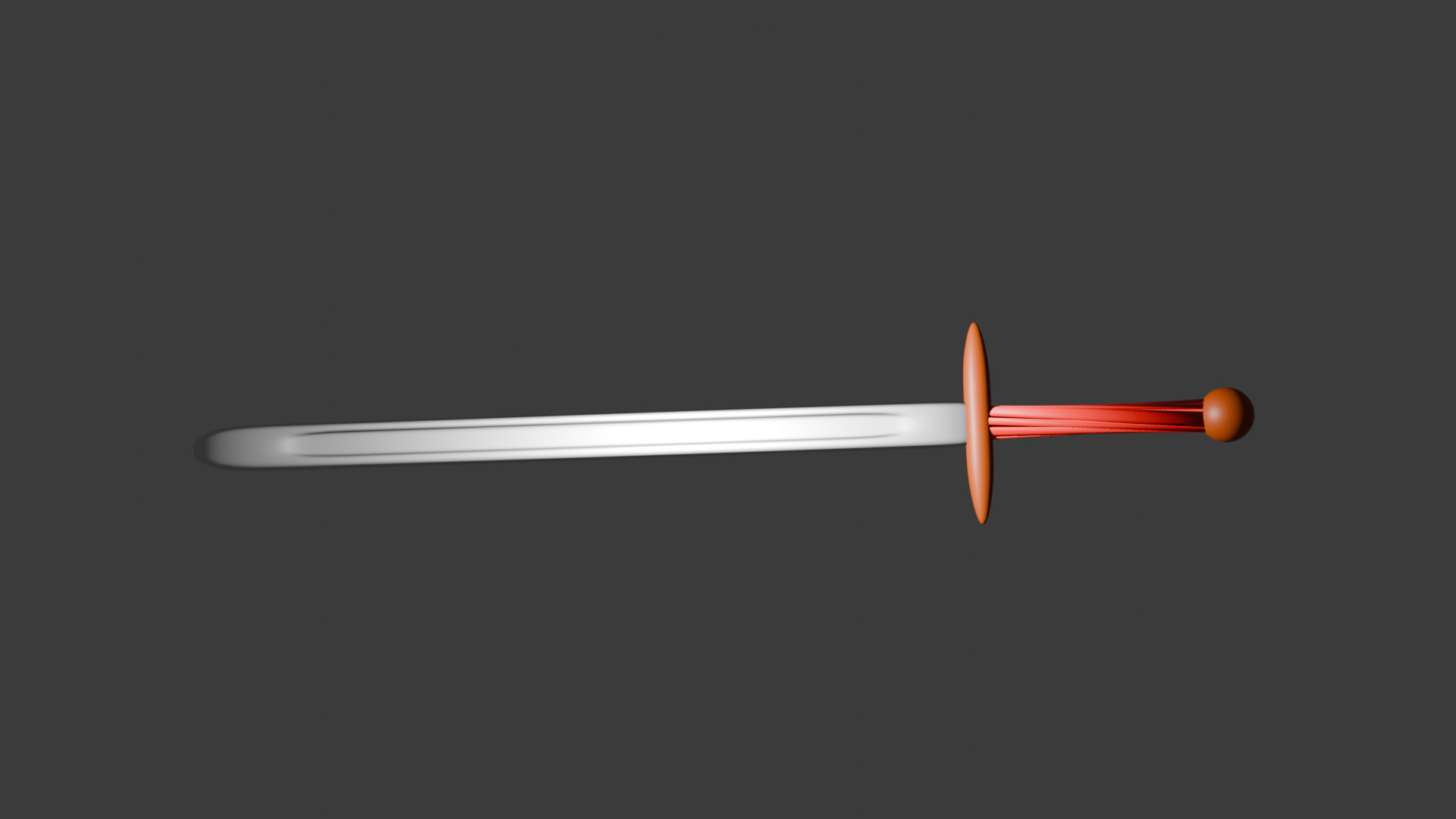 Stylized Fantasy Sword Game-Ready Low Poly 3D model_2