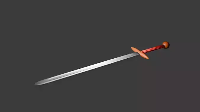 Stylized Fantasy Sword  Game-Ready  Low Poly
